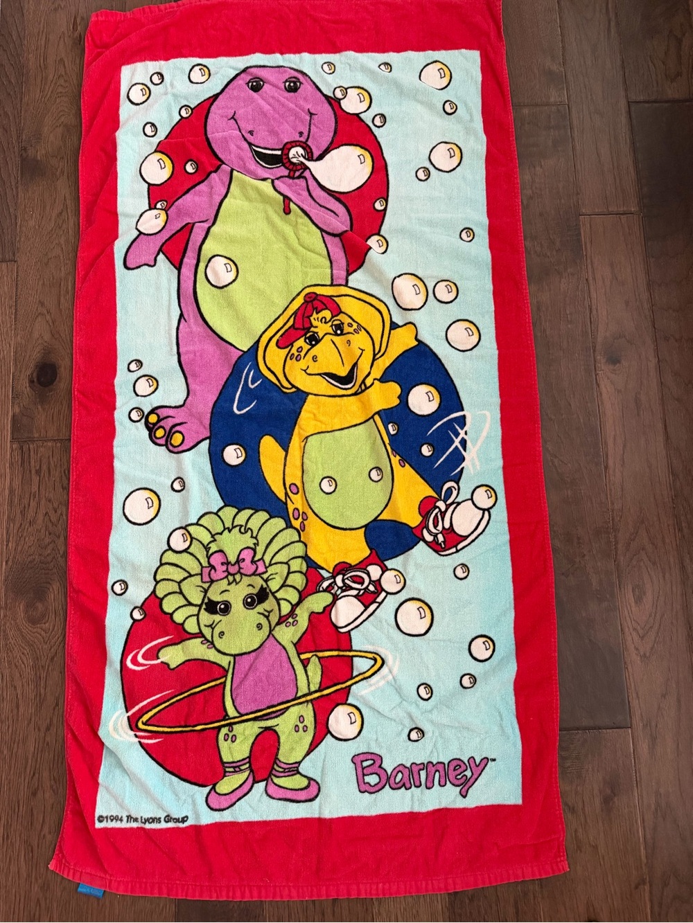 Barneys New York Beach Towel - Red, Pink, Yellow, Green, Blue